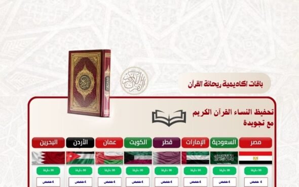 منشور Facebook بني و بيج بسيط إسلامي إعلان عن دورة حفظ و تعليم القرآن الكريم (17)